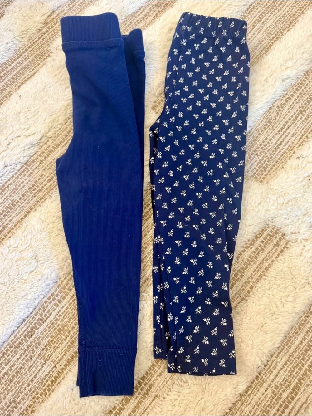Hanna + RL Girls' Leggings Set - Solid & Floral